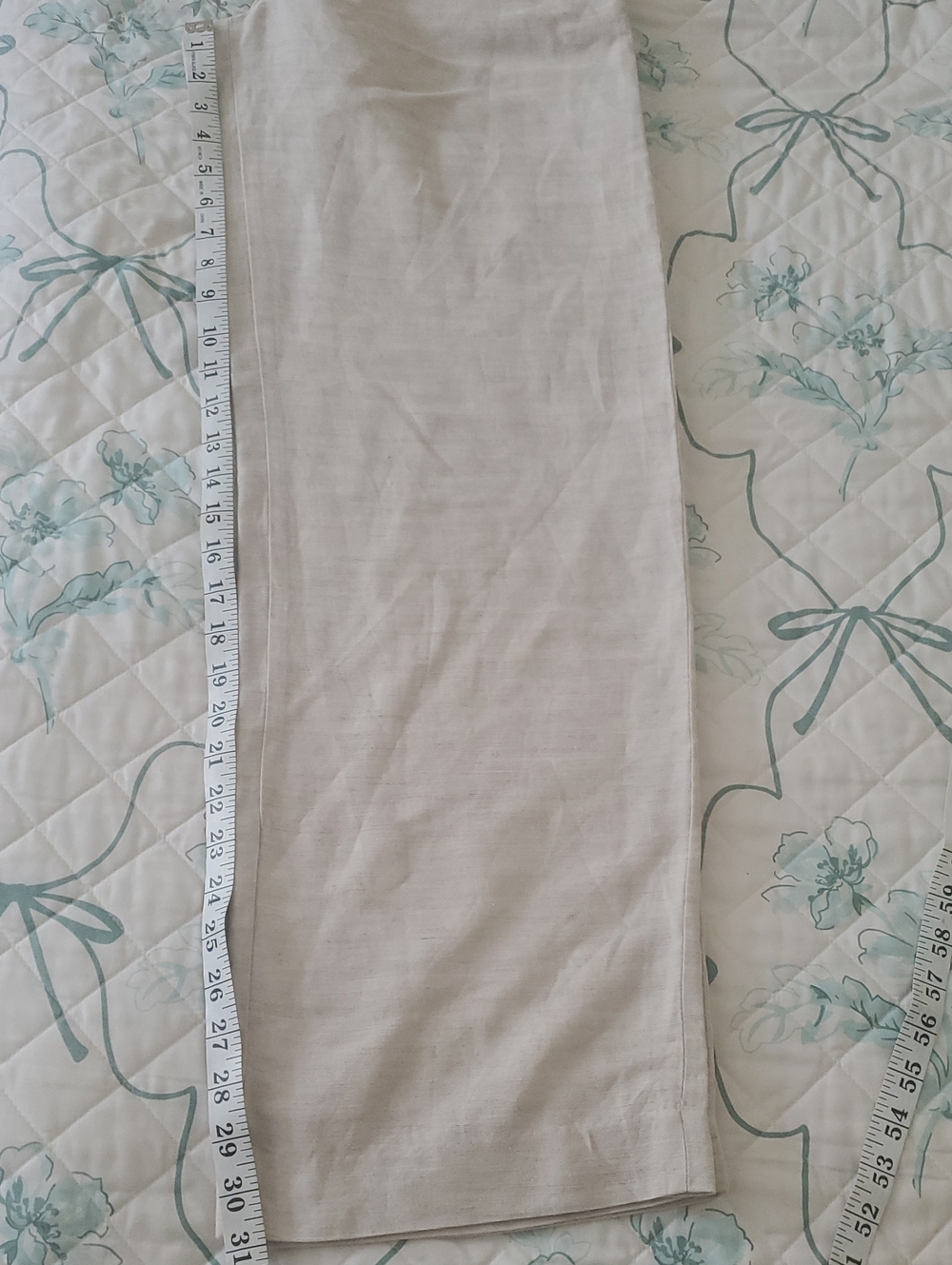 Aritzia The Effortless Pant CruiseLinen in Natural Ecru Sz 6 NWOT - Picture 14 of 16
